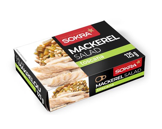 Šalát s makrelou na Toskánsky spôsob 125g